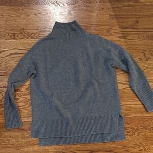 Boden Gray Turtleneck Sweater